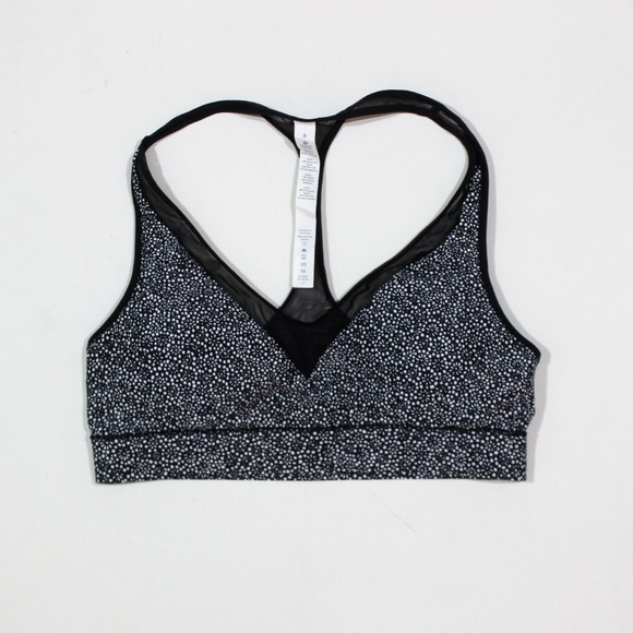 Lululemon Bra Racer Back Training Top Black White - Picture 5 of 5